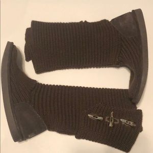 Woman Crocheted Boots